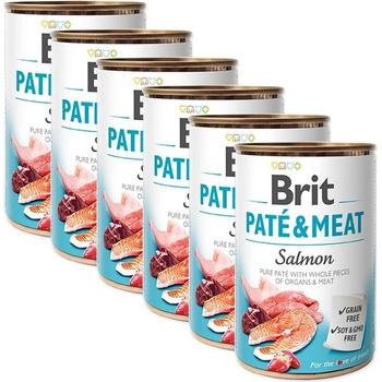 Brit Консерва Brit Paté & Meat Salmon 6 x 400 г