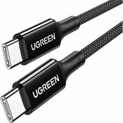 Ugreen US316 USB-C / USB-C 5A 100W PD QC, 1m, sivý