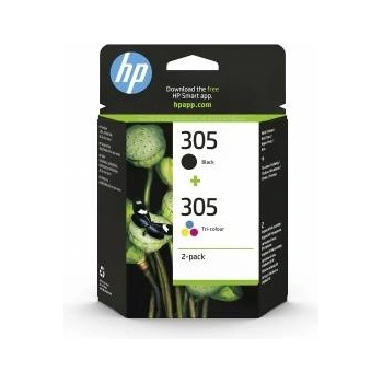 HP Compaq HP 305 Original Druckerpatronen Schwarz und Tri-Color, 2er-Pack - 6ZD17AE