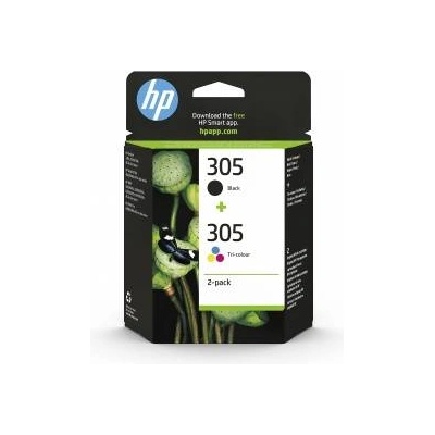 HP Compaq HP 305 Original Druckerpatronen Schwarz und Tri-Color, 2er-Pack - 6ZD17AE