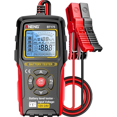 ANENG bt175, тестер за автомобилни акумулатори 12 / 24 v (bt175)