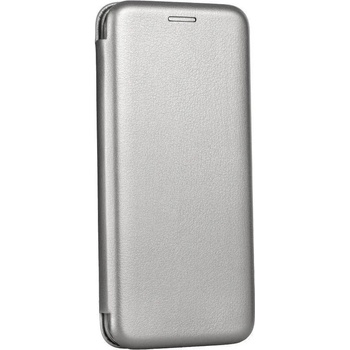 Forcell Кожен Калъф за HUAWEI P40 Lite E, FORCELL Elegance Book Case, Сив (5903396057441)