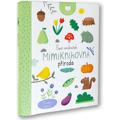 6 miniknížek - Mimiknihovna příroda