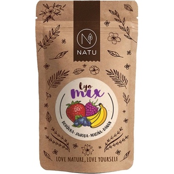 NATU Lyo mix borůvka & jahoda mrazem sušené ovoce 35 g