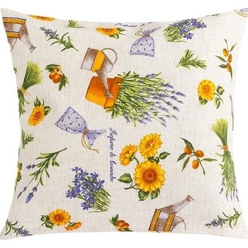 Bellatex EMA Levanduľa fialová žltá 45 x 45 cm