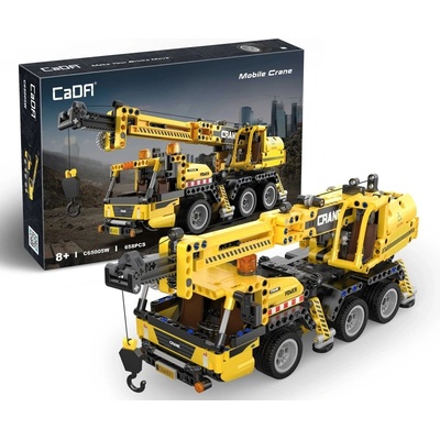 Lean Toys Cada – Stavebné vozidlo Žeriav 658 ks