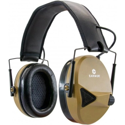 Elektronická sluchátka M30 MOD3 Earmor Coyote Brown – Zboží Dáma