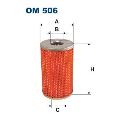 Olejový filter FILTRON OM 506