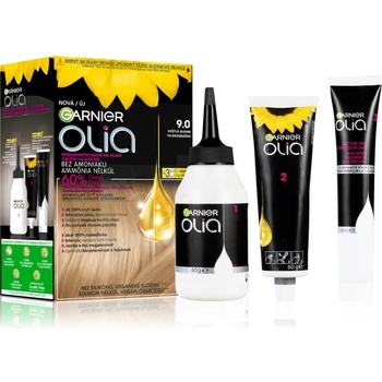 Image 1 of Garnier Olia Big Kit перманентната боя за коса цвят 9.0 Light Blond