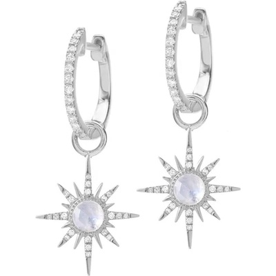 Silenti Jewelry Сребърни обеци "Чест