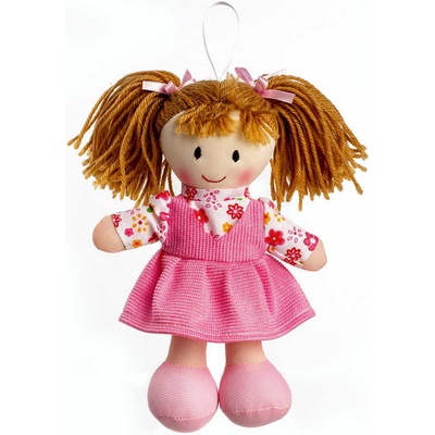 Teddies - Panenka Verunka hadrová plyš 20cm česky mluvící na kartě