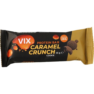 Vix Caramel Crunch proteinová tyčinka Cookie caramel 45 g
