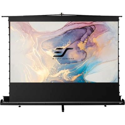 Elite Screens РАЗОПАКОВАН Преносим прожекционен екран Pull Up 268 x 155 см, ALR long throw, сиво платно, EliteScreens FT121UH-C4D (16/9FT121UH-C4DRES)