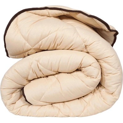 Izidream Зимна олекотена завивка с естествена вълна за единично легло Мерино Натурал 150/210 см