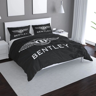 Sablio Obliečky Logo Bentley Čierny 140x200 70x90