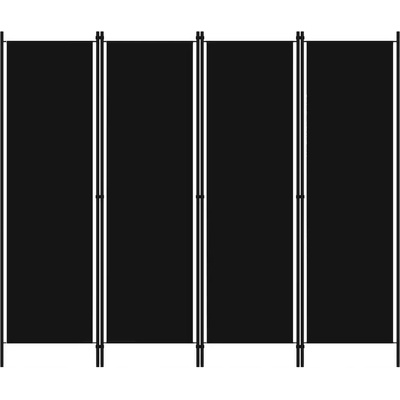 vidaXL Paraván 320722 černý 200 x 180 cm