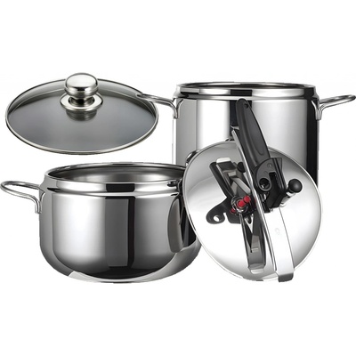 Inoxriv Econature 5 l, 7 l + skleněná poklice