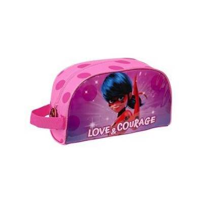 Ученически несесер Lady Bug Фуксия (26 x 16 x 9 cm)