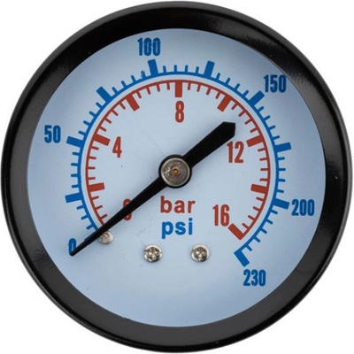 Redats 26-05-87, Tlakoměr regulátoru 0-16 bar