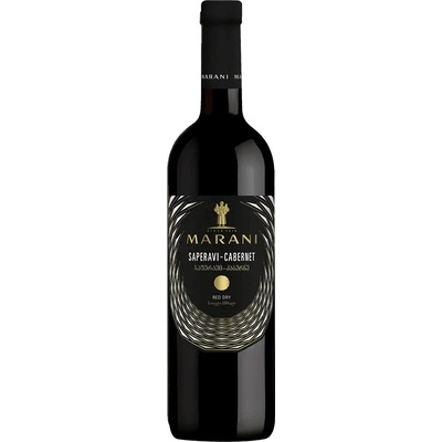 Marani Saperavi Cabernet gruzínske červené suché 2021 13,5% 0,75 l (čistá fľaša)