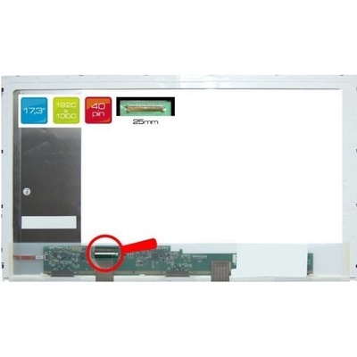 LCD displej display MSI CR700-202XEU 17.3" WUXGA Full HD 1920x1080 LED lesklý povrch