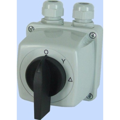 Elektromet Vačkový spínač hvězda-trojúhelník 3P 16A IP44 v krytu Arc E16-23 951622