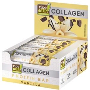 RiceUP! Collagen Protein Bar | 0 G Added Sugar [12 x 50 грама] Ванилия