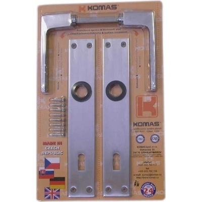 Komas Al 26101, kľučka-kľučka, hliník – BB – 90 mm