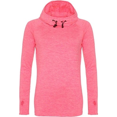 Just Cool Dámske triko s dlhým rukávom JC038 Electric Pink Melange
