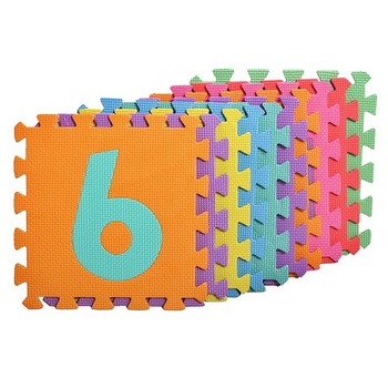 Пъзел за под eva пяна 30 х 30 х 1 см. 10 елемена с Цифри М21-239