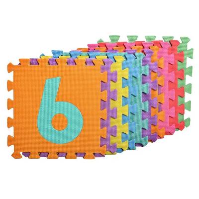 Пъзел за под eva пяна 30 х 30 х 1 см. 10 елемена с Цифри М21-239