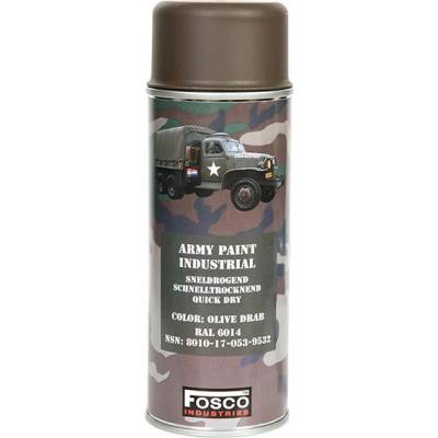 FOSCO Barva ARMY ve spreji 400ml RAL 6014 OLIVOVÁ