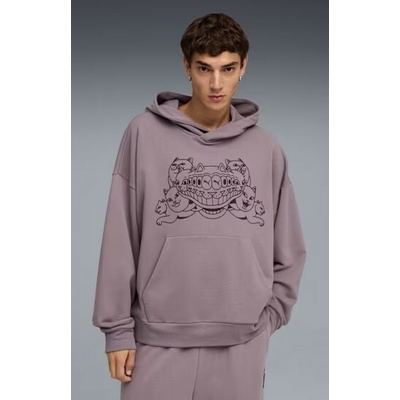 Ripndip Puma X Ripndip Boxy Graphic Hoodie Tr Plum Jam