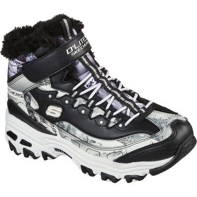 Skechers Детски обувки Skechers Unisex Kids' Seasonal Non Waterproof Walking Shoes - Black/White