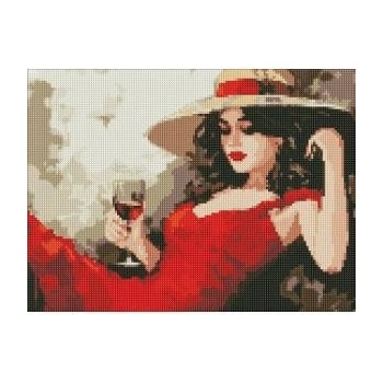 Ideyka Diamond Embroidery Diamond Mosaic 30x40cm Girl With Hat