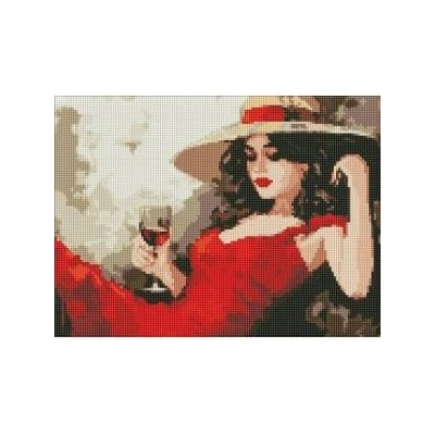 Ideyka Diamond Embroidery Diamond Mosaic 30x40cm Girl With Hat