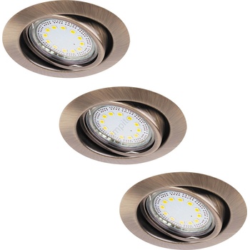 Rábalux 1051 - К-кт 3xLED Лампа за вграждане LITE 3xGU10-LED/3W/230V (RL1051)