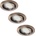 Rábalux 1051 - К-кт 3xLED Лампа за вграждане LITE 3xGU10-LED/3W/230V (RL1051)