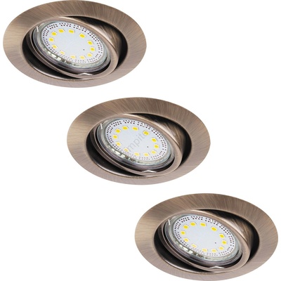 Rábalux 1051 - К-кт 3xLED Лампа за вграждане LITE 3xGU10-LED/3W/230V (RL1051)