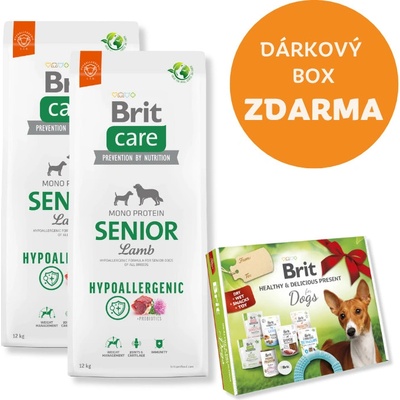 Brit Care Hypoallergenic Senior Lamb 2 x 12 kg