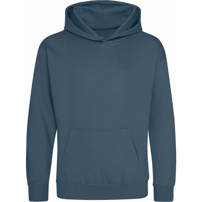 Just Hoods Kids Hoodie Color Airforce Blue