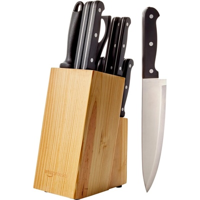 Stojánek na nože +sada nožů AmazonBasics