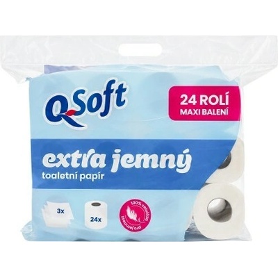 Q-Soft extra jemný 3-vrstvý 24 ks