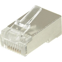 Konektor RJ45 STP Cat5e 8p8c 10 ks, pro drát 4126