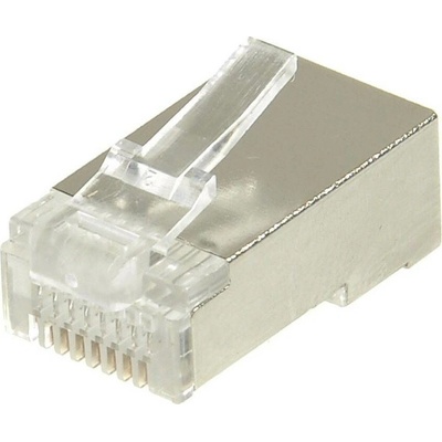 Konektor RJ45 STP Cat5e 8p8c 10 ks, pro drát 4126