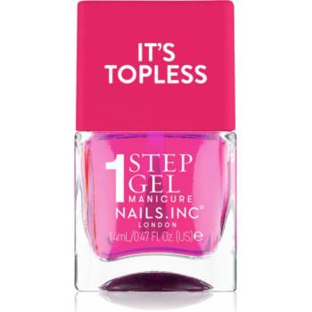 Nails Inc. Nails Inc. It’s Topless гел лак за нокти за дълготраен ефект цвят Thea 14ml