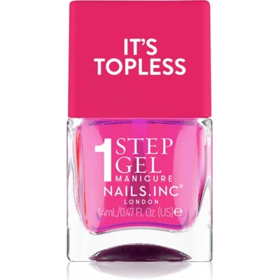 Nails Inc. Nails Inc. It’s Topless гел лак за нокти за дълготраен ефект цвят Thea 14ml
