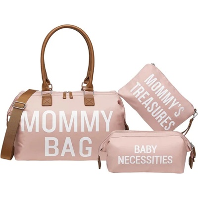 MXM Mommy bag Růžová set 3ks – Zboží Mobilmania