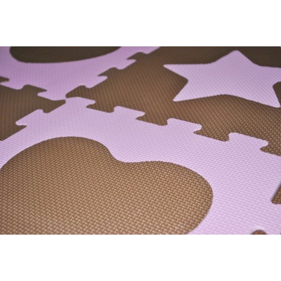 SUN TA TOYS artik Puzzle hviezdy a srdce ružové 9 ks S4