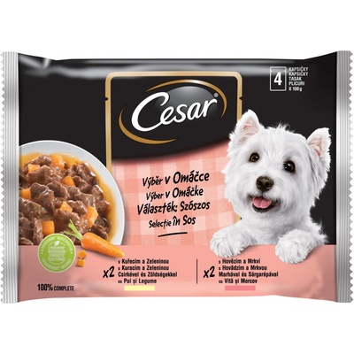 Cesar Selection v omáčce 4 x 100 g